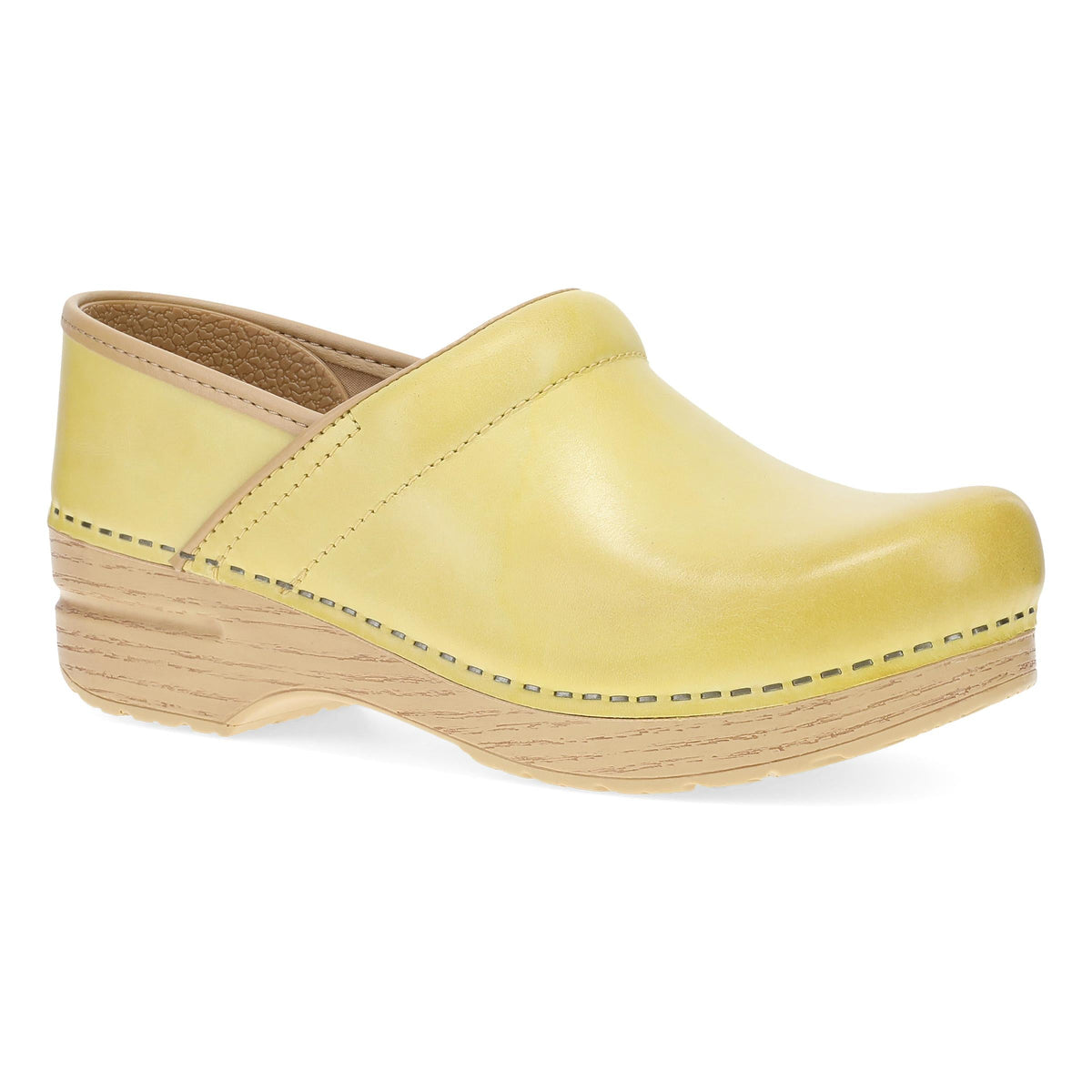 Lemonade Leather Clog,36