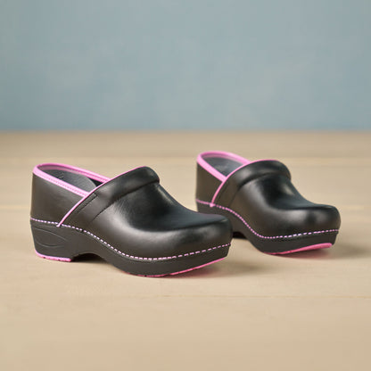 Dansko Premium / XP 2.0 Black/Pink Leather