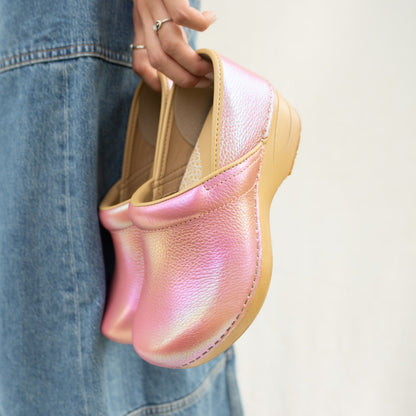 Dansko Top Pick / XP 2.0 Pink Iridescent Leather