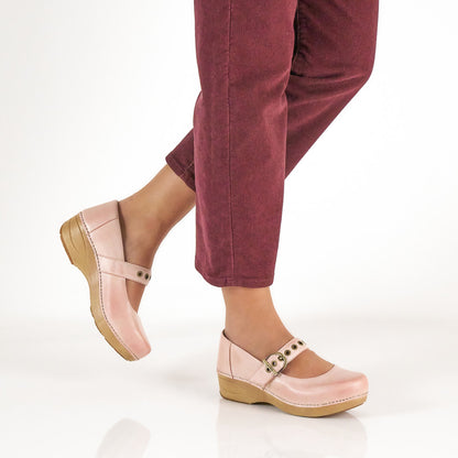 Dansko Everyday / XP 2.0 Mary Jane Clog Pink Leather