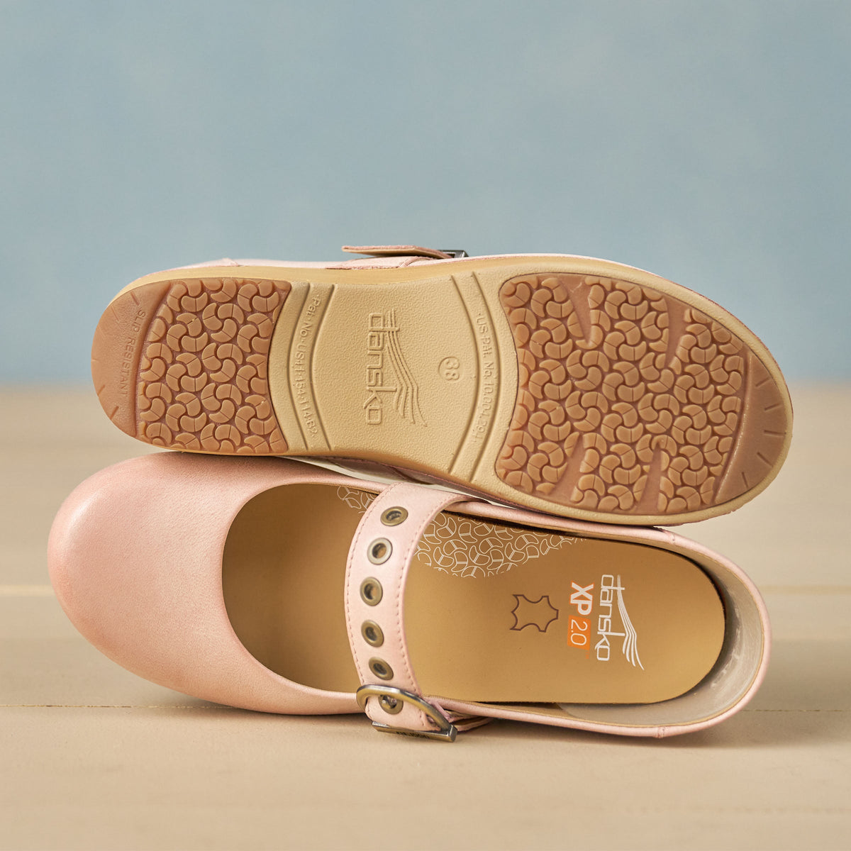 Dansko Everyday / XP 2.0 Mary Jane Clog Pink Leather