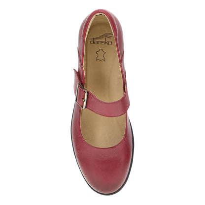 Dansko Deals / Collette Red Burnished Nubuck
