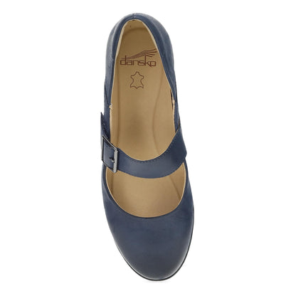Dansko Deals / Collette Navy Burnished Nubuck