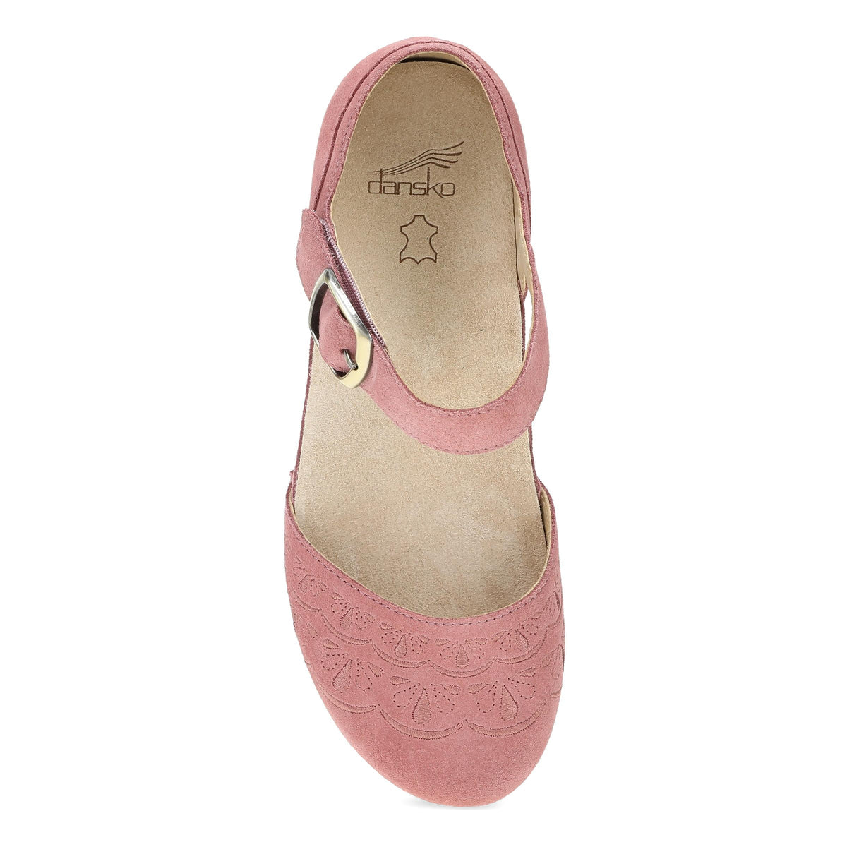Dansko Trusted / Mae Ash Rose Embroidered Suede