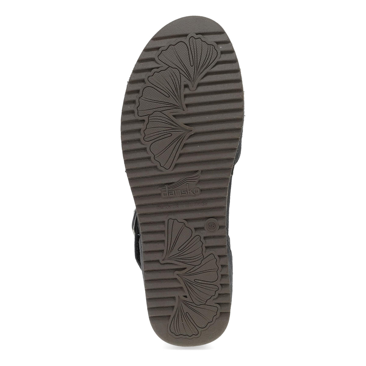 Dansko Discount / Mae Charcoal Embroidered Suede