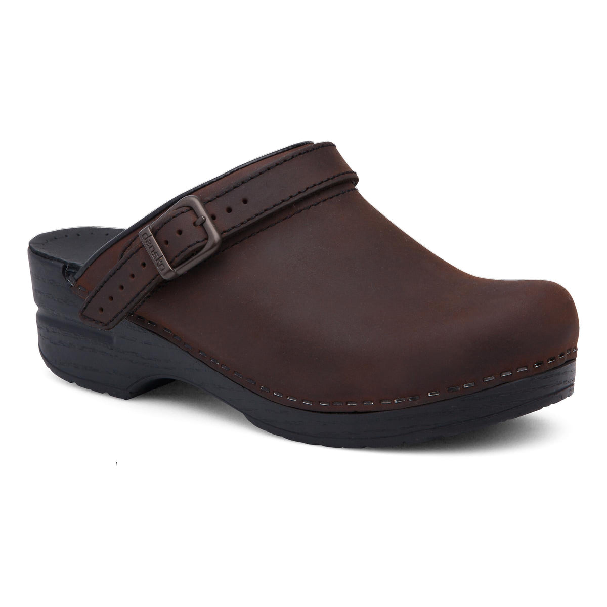 Antique Brown Oiled Mule,35