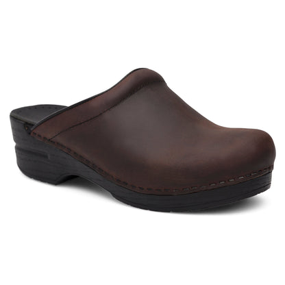 Antique Brown Oiled Mule,35