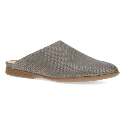 Grey/Pewter Leather Mule,36