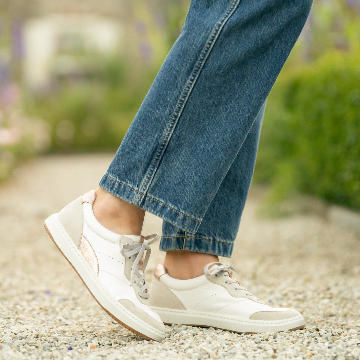 Dansko Value / Josey White/Rose Gold Nappa