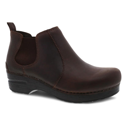 Antique Brown Oiled Boot,36