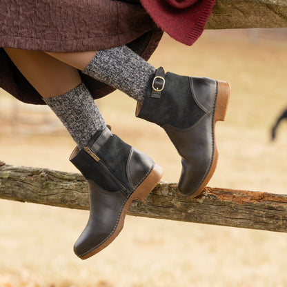 Dansko Discount / Monique Black Burnished Calf