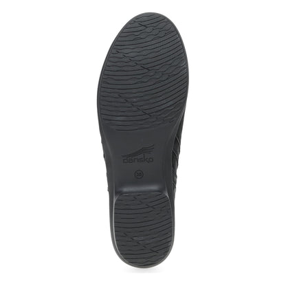 Dansko Top Pick / Cheryl Wide Black Burnished Nubuck