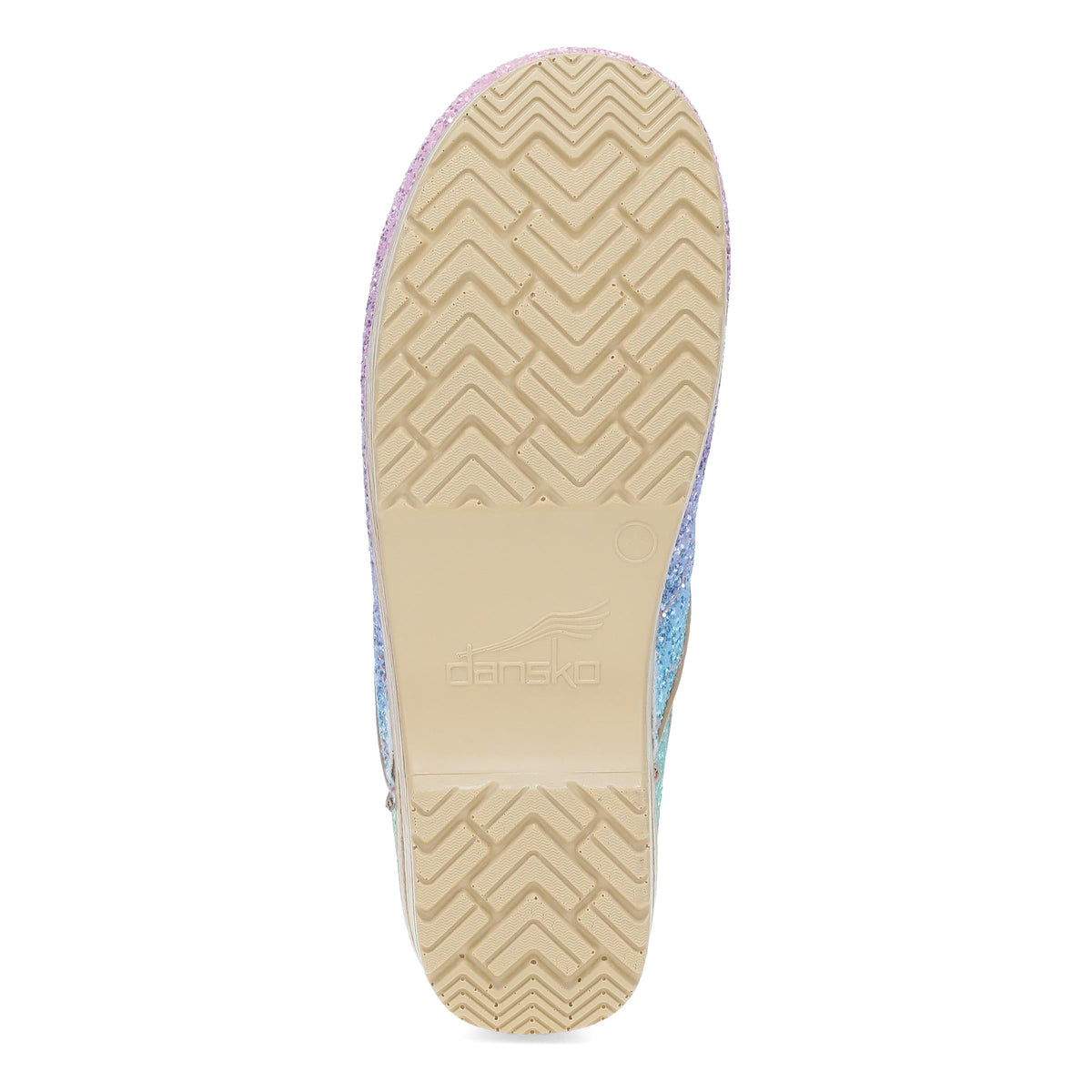 Dansko Great Value / Wide Pro Pastel Rainbow Glitter