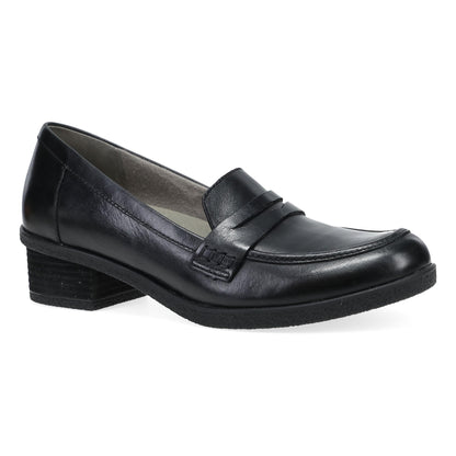 Dansko Best Seller / Danica Wide Black Waterproof Burnished
