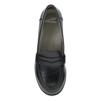 Dansko Best Seller / Danica Wide Black Waterproof Burnished