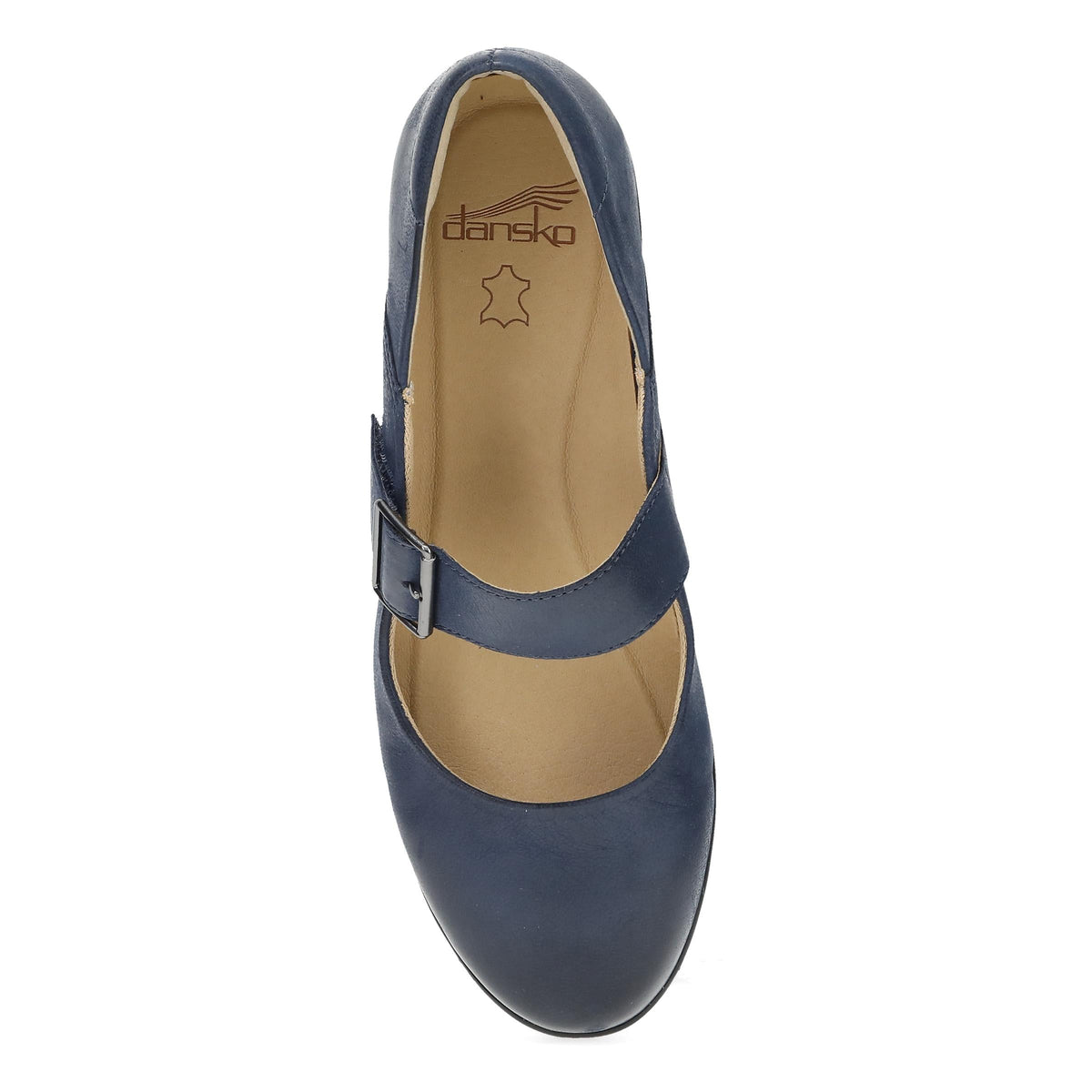 Dansko Premium / Collette Wide Navy Burnished Nubuck