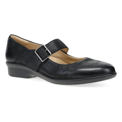 Dansko Latest / Collette Wide Black Burnished Nubuck