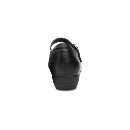 Dansko Best Seller / Fawna Wide Black Milled Nappa