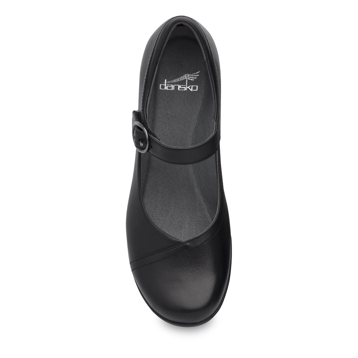 Dansko Best Seller / Fawna Wide Black Milled Nappa