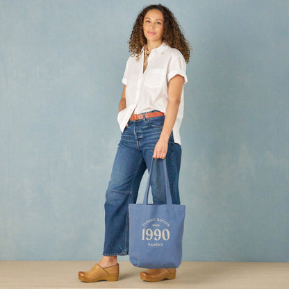 Dansko Sale / Classic Rocker Chambray Tote