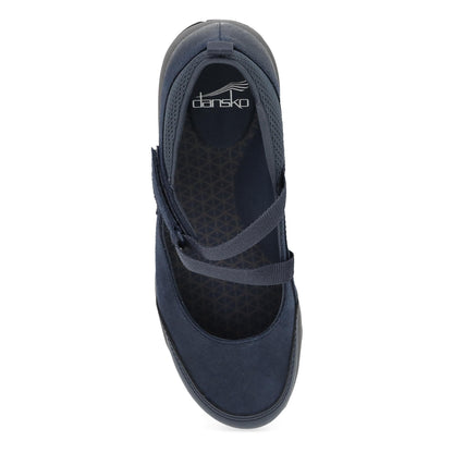 Dansko Popular / Primrose Navy Burnished Suede