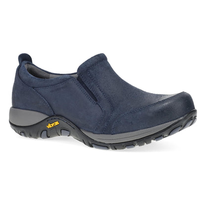 Navy Waterproof Suede Sneaker,36