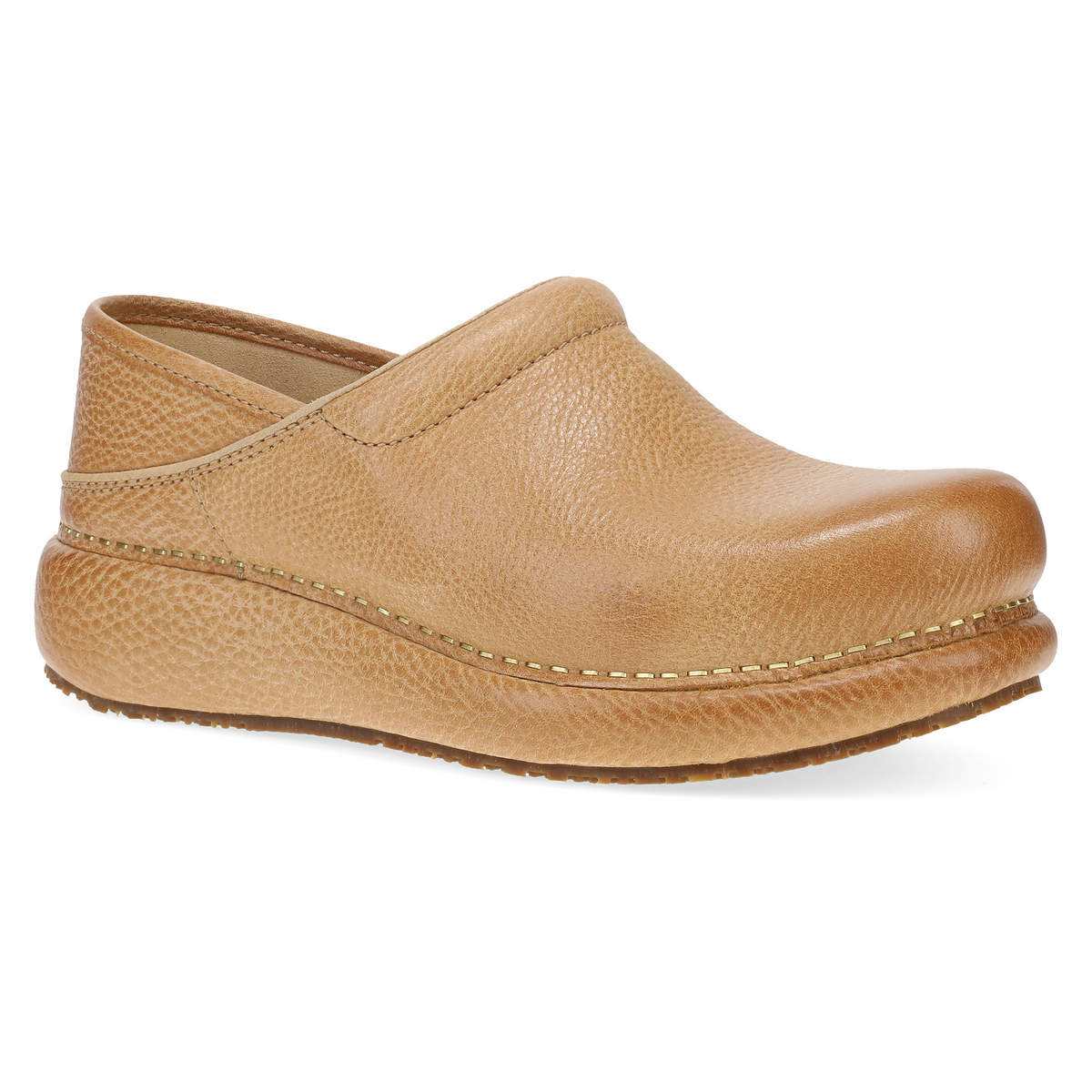 Honey Distressed Clog,36