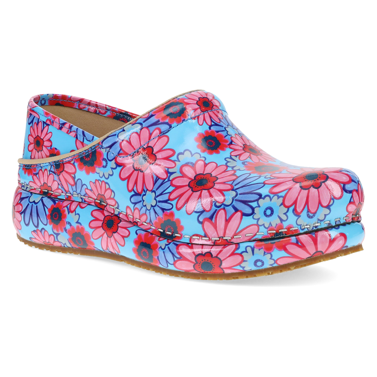 Flower Power Patent Clog,36