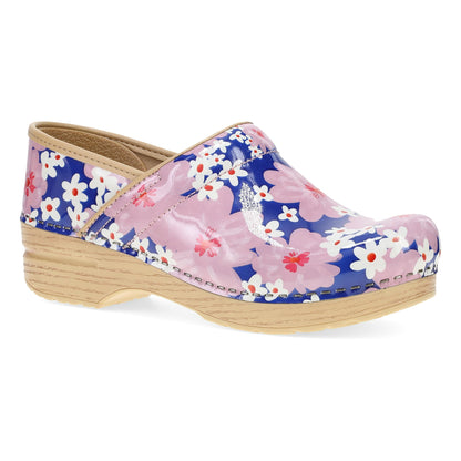 Dansko Customer Favorite / Wide Pro Pink Bloom Patent