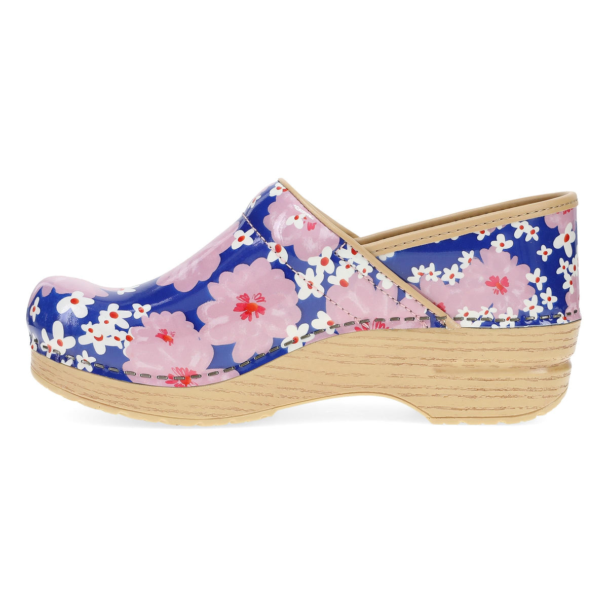 Dansko Customer Favorite / Wide Pro Pink Bloom Patent