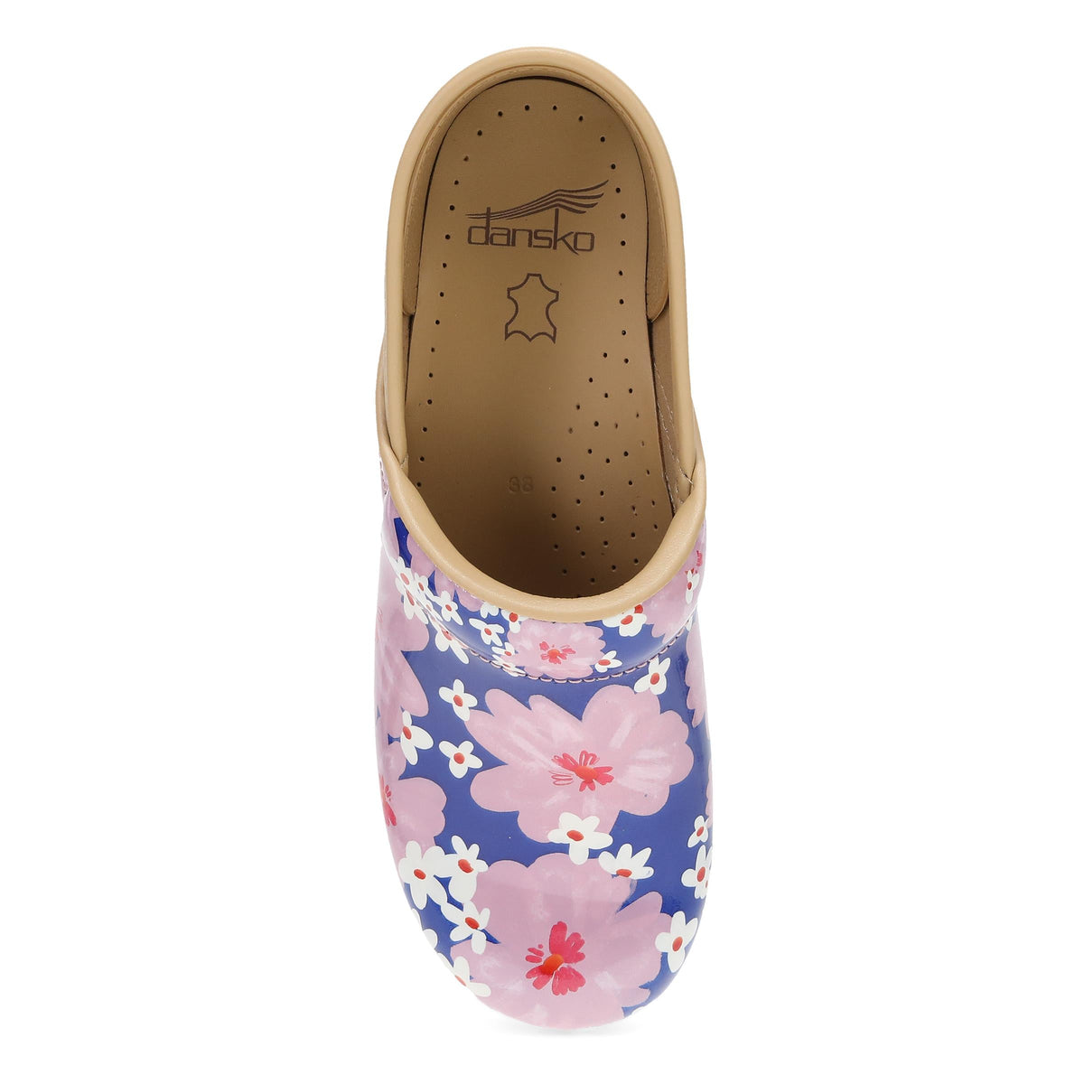 Dansko Customer Favorite / Wide Pro Pink Bloom Patent
