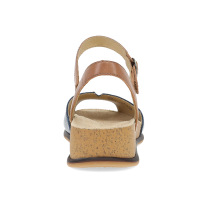 Dansko Top Pick / Cass Blue/Tan Leather