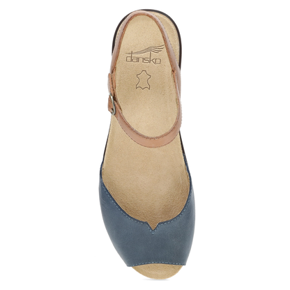 Dansko Top Pick / Cass Blue/Tan Leather