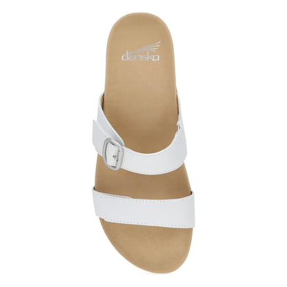 Dansko Deals / Justine White Full Grain