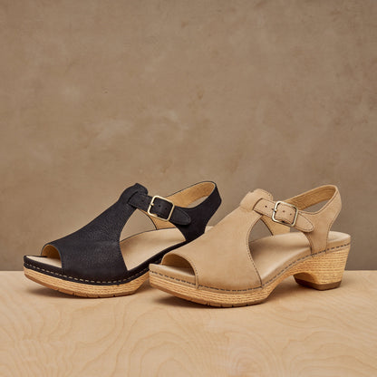 Dansko Classic / Laverne Black Milled Nubuck