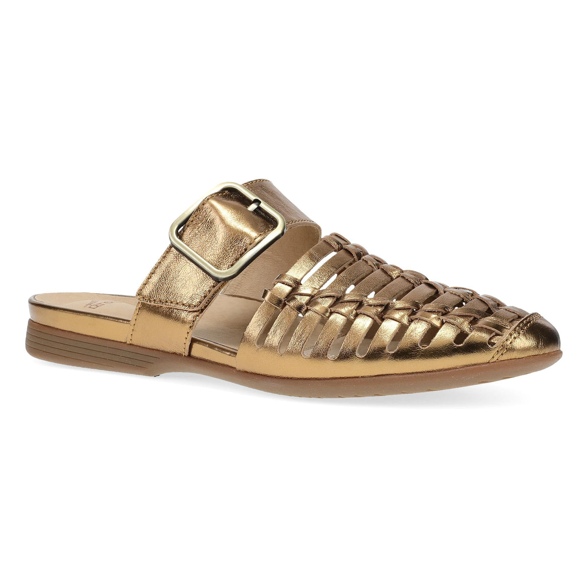 Bronze Metallic Mule,36