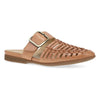 Light Tan Burnished Nappa Mule