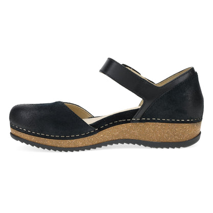 Dansko Signature / Mae Black Burnished Suede