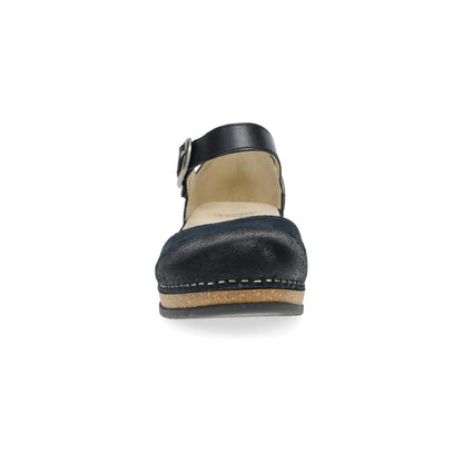 Dansko Signature / Mae Black Burnished Suede