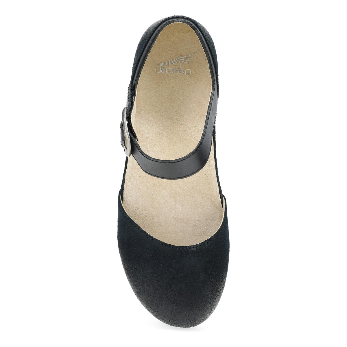 Dansko Signature / Mae Black Burnished Suede