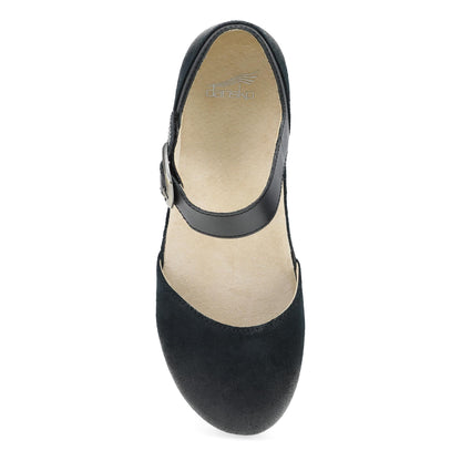 Dansko Signature / Mae Black Burnished Suede