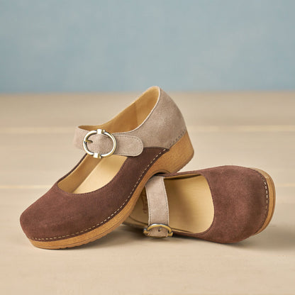 Dansko Customer Favorite / Bonny Mary Jane Chocolate/Taupe