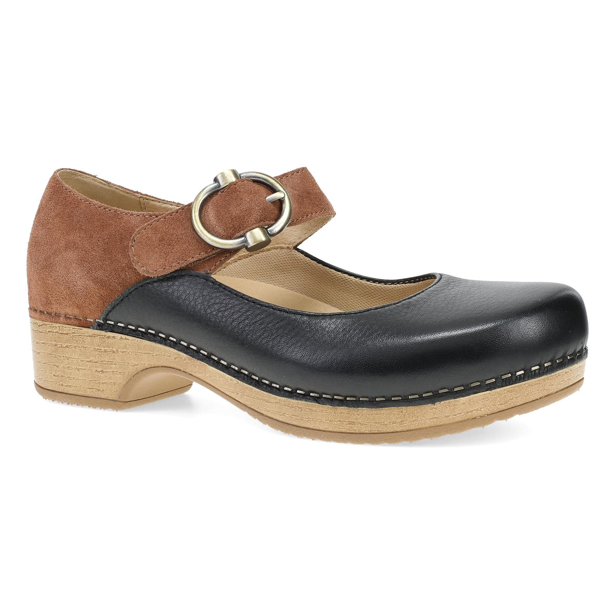 Dansko Quality / Bonny Mary Jane Black/Luggage