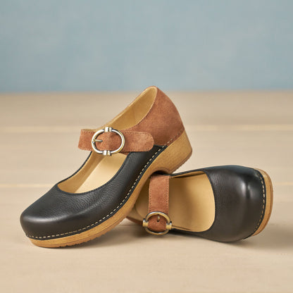 Dansko Quality / Bonny Mary Jane Black/Luggage