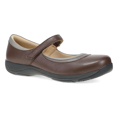 Brown Leather Mary Jane,36