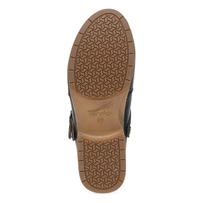 Dansko Best Seller / Millie Black Waxy Milled