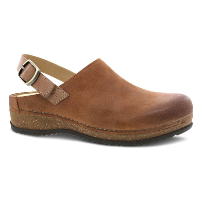 Dansko Latest / Merrin Tan Burnished Suede