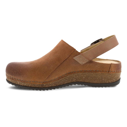 Dansko Latest / Merrin Tan Burnished Suede