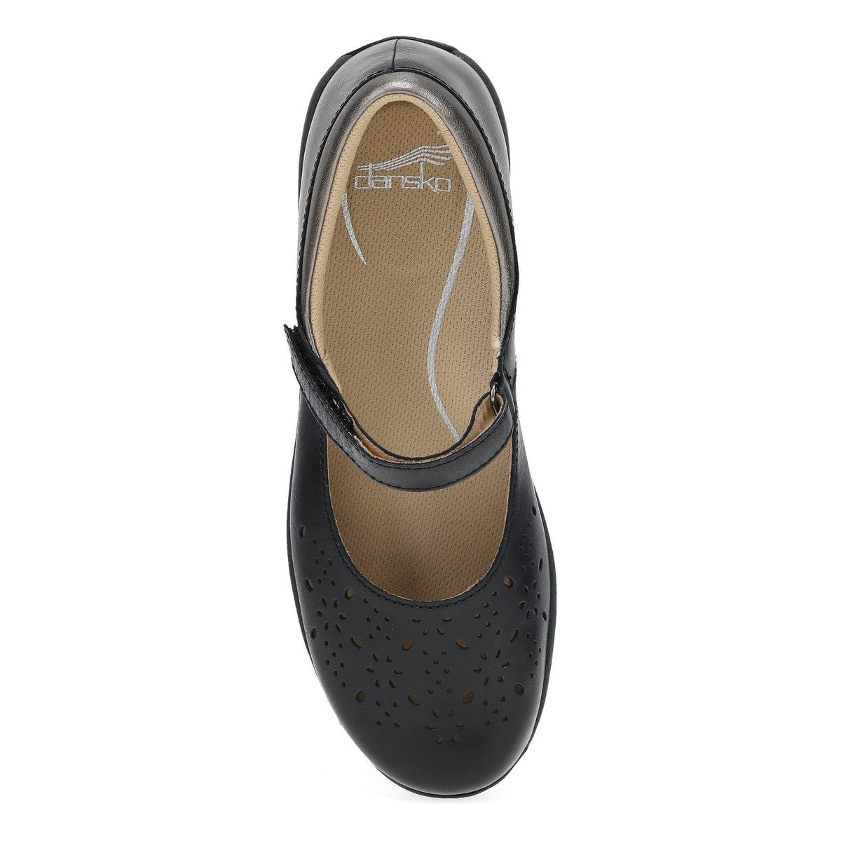 Dansko Great Value / Stacy Wide Black Waxy Burnished