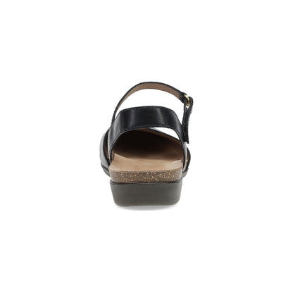 Dansko Quality / Rowan Wide Black Waxy Burnished